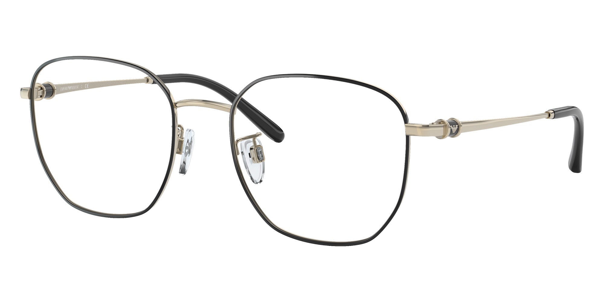 EMPORIO ARMANI EA1134D 3082 53 - Shiny Pale Gold/Black #id:ea1134d3082_s:100105