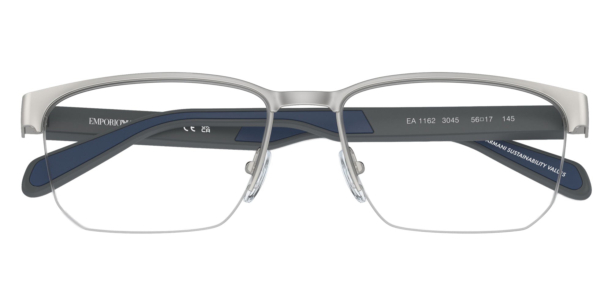 EMPORIO ARMANI EA1162 3045 54 - Matte Silver #id:ea11623045_s:100120