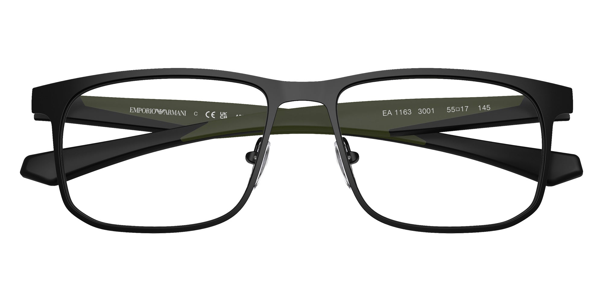 EMPORIO ARMANI EA1163 3001 53 - Matte Black #id:ea11633001_s:100120