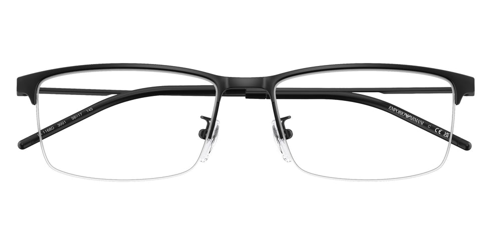 EMPORIO ARMANI EA1168D 3001 56 - Matte Black #id:ea1168d3001_s:100100