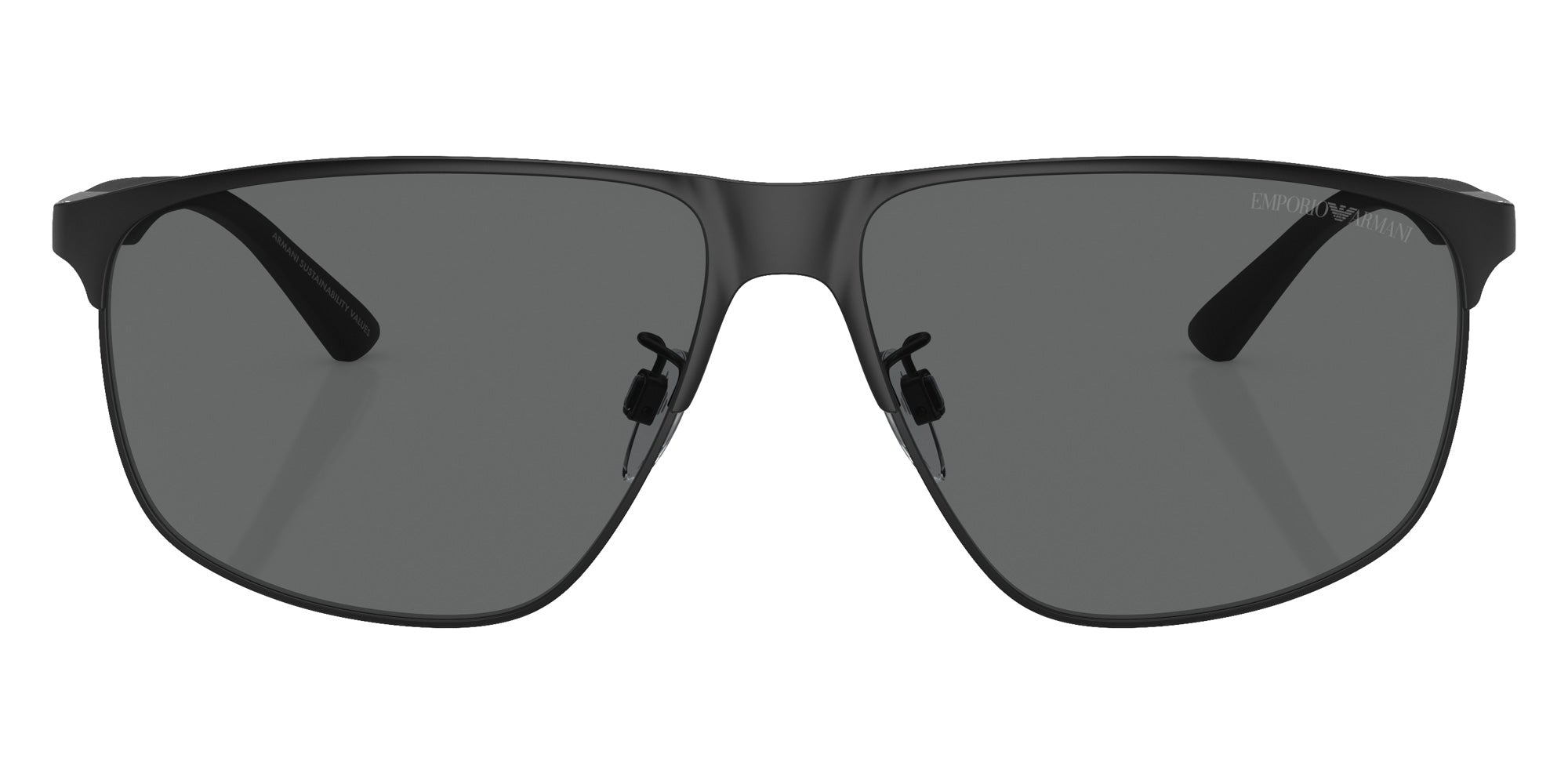 EMPORIO ARMANI EA2094 300187 60 - Matte Black / Dark Gray #id:ea2094300187_s:100100