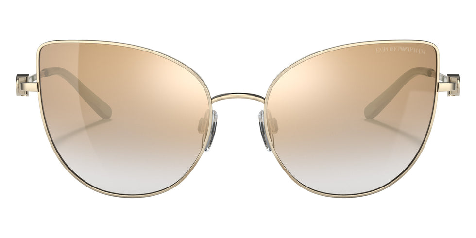 EMPORIO ARMANI EA2115 301367 56 - Pale Gold / Gradient Brown Mirrored Gold #id:ea2115301367_s:100100