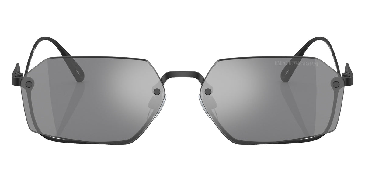 EMPORIO ARMANI EA2136 30016G 58 - Matte Black / Gray Mirrored Silver #id:ea213630016g_s:100100