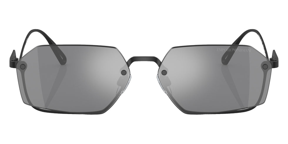 EMPORIO ARMANI EA2136 30016G 58 - Matte Black / Gray Mirrored Silver #id:ea213630016g_s:100100