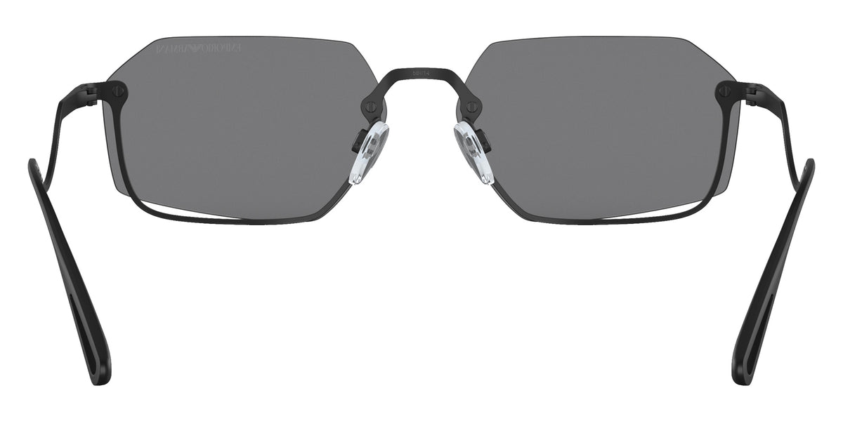 EMPORIO ARMANI EA2136 30016G 58 - Matte Black / Gray Mirrored Silver #id:ea213630016g_s:100115