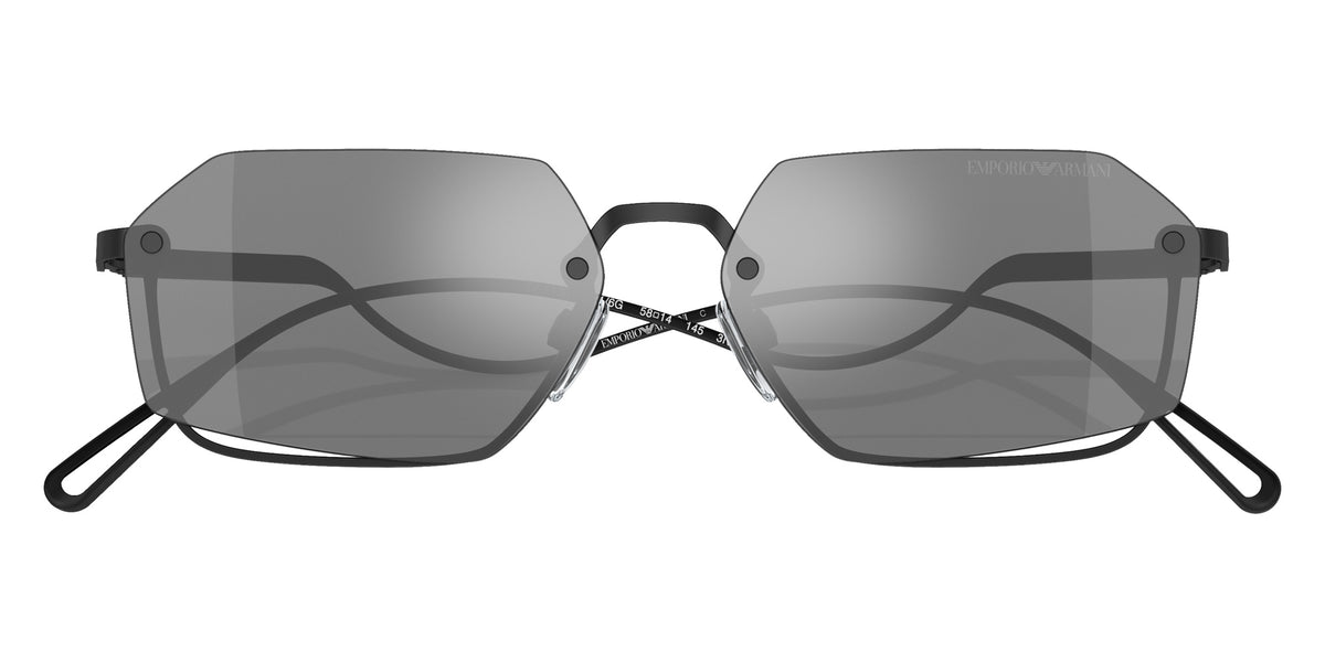 EMPORIO ARMANI EA2136 30016G 58 - Matte Black / Gray Mirrored Silver #id:ea213630016g_s:100120