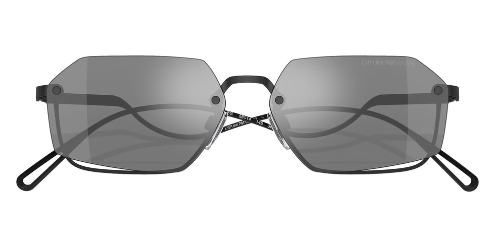 EMPORIO ARMANI EA2136 30016G 58 - Matte Black / Gray Mirrored Silver #id:ea213630016g_s:100120