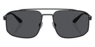 EMPORIO ARMANI EA2139 300187 57 - Matte Black / Dark Gray #id:ea2139300187_s:100100