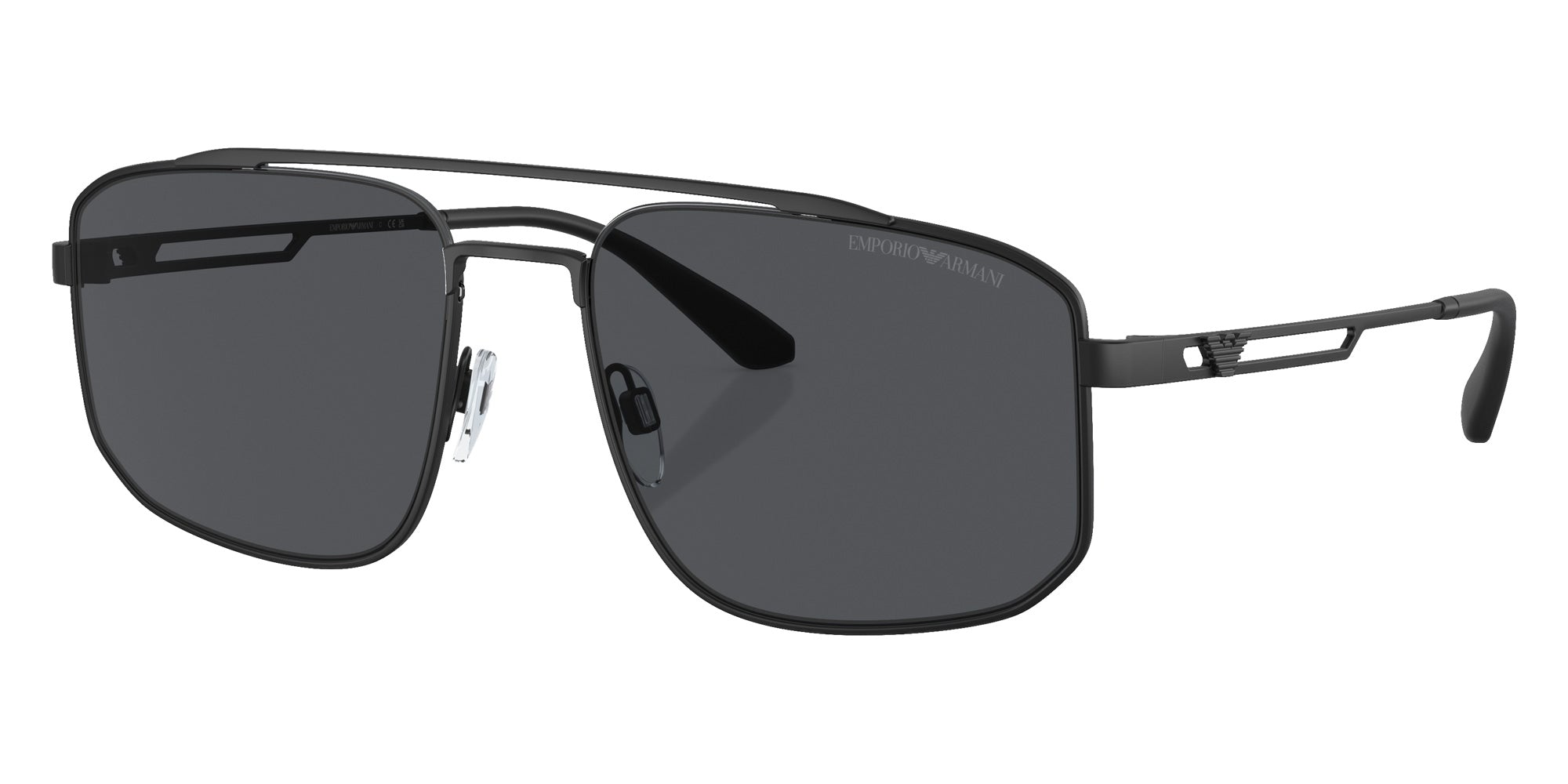 EMPORIO ARMANI EA2139 300187 57 - Matte Black / Dark Gray #id:ea2139300187_s:100105