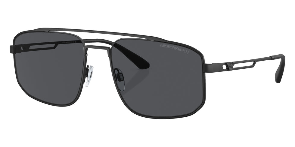 EMPORIO ARMANI EA2139 300187 57 - Matte Black / Dark Gray #id:ea2139300187_s:100105