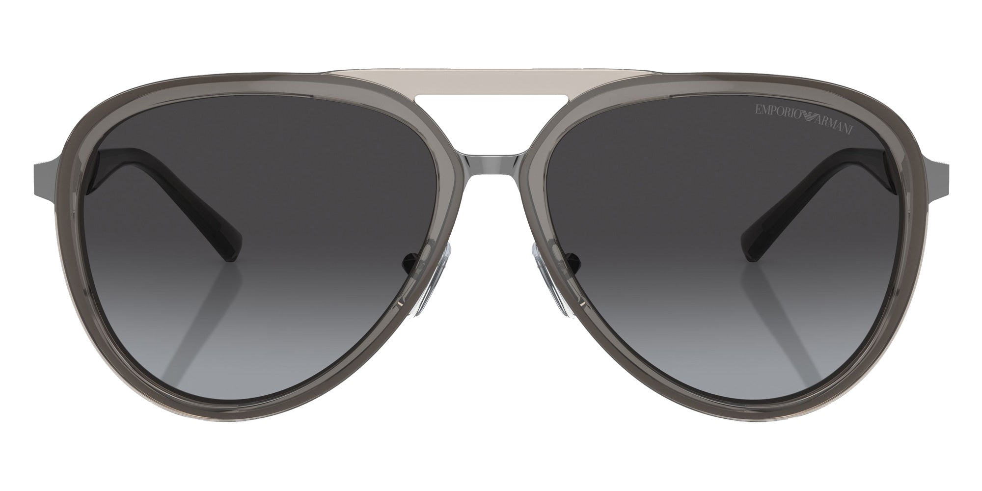 EMPORIO ARMANI EA2145 33578G 59 - Shiny Transparent Smoke / Gradient Gray #id:ea214533578g_s:100100