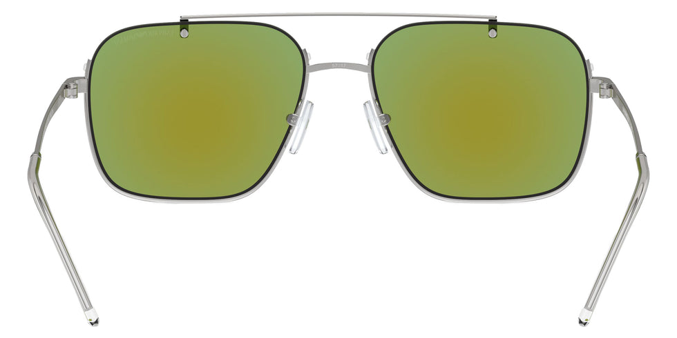 EMPORIO ARMANI EA2150 30154V 57 - Shiny Silver / Gray Mirrored Violet #id:ea215030154v_s:100115