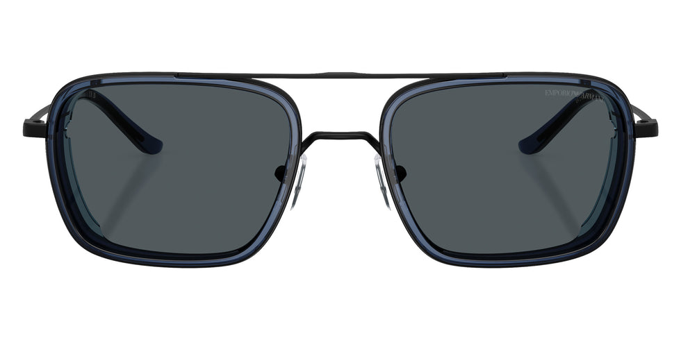 EMPORIO ARMANI EA2162 300180 54 - Matte Black / Blue #id:ea2162300180_s:100100