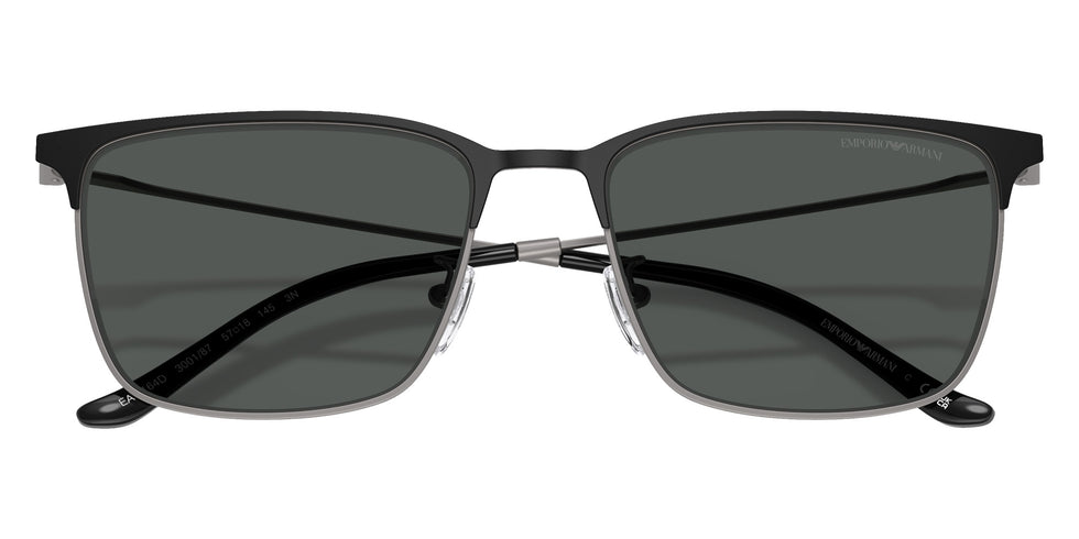 EMPORIO ARMANI EA2164D 300187 57 - Matte Gunmetal/Black / Dark Gray #id:ea2164d300187_s:100120