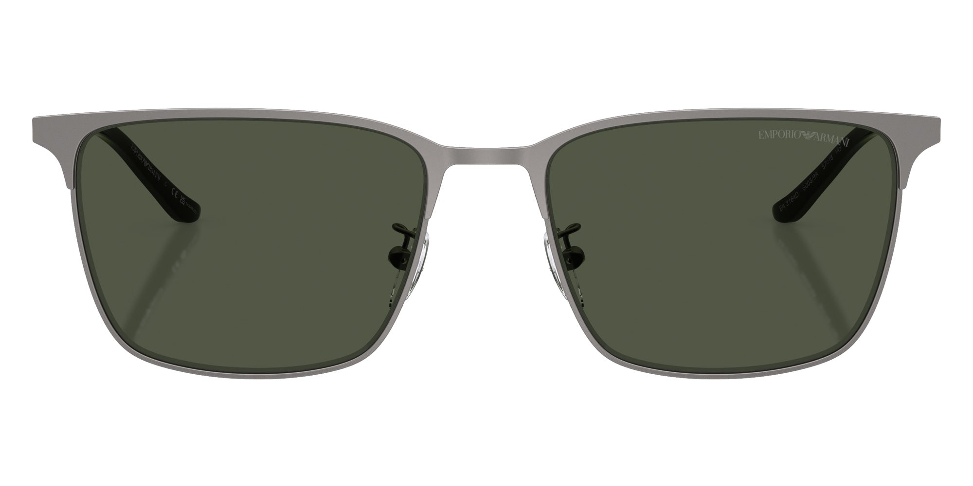 EMPORIO ARMANI EA2164D 30039A 57 - Matte Gunmetal / Polarized Dark Green #id:ea2164d30039a_s:102100