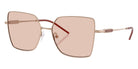 EMPORIO ARMANI EA2179 301173 56 - Shiny Rose Gold / Light Brown #id:ea2179301173_s:100105