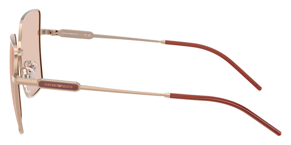 EMPORIO ARMANI EA2179 301173 56 - Shiny Rose Gold / Light Brown #id:ea2179301173_s:100110