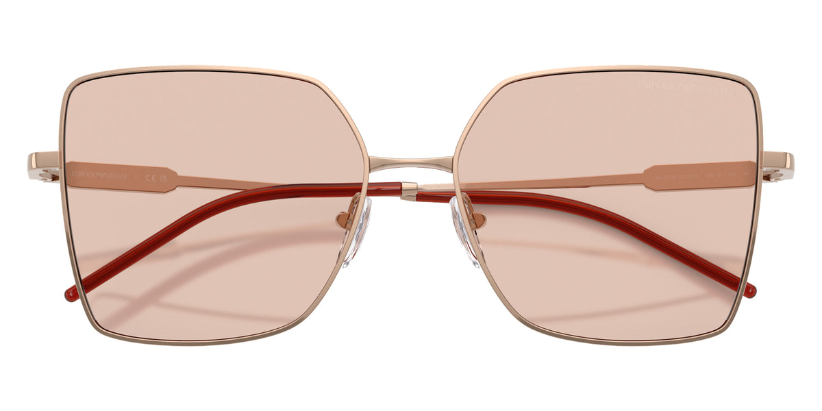 EMPORIO ARMANI EA2179 301173 56 - Shiny Rose Gold / Light Brown #id:ea2179301173_s:100120