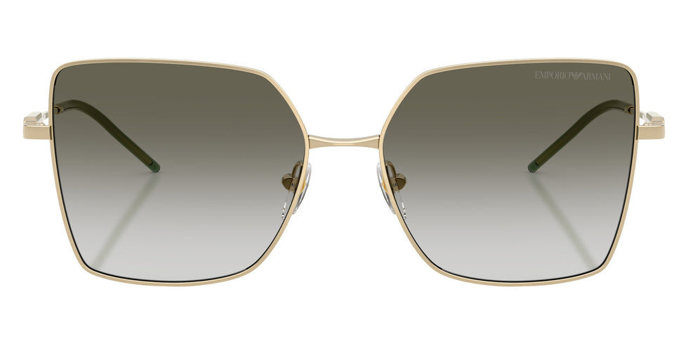 EMPORIO ARMANI EA2179 30132A 56 - Shiny Pale Gold / Clear Gradient Dark Green #id:ea217930132a_s:102100