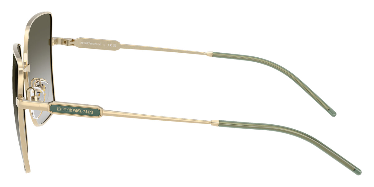 EMPORIO ARMANI EA2179 30132A 56 - Shiny Pale Gold / Clear Gradient Dark Green #id:ea217930132a_s:102110