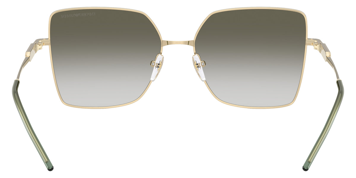 EMPORIO ARMANI EA2179 30132A 56 - Shiny Pale Gold / Clear Gradient Dark Green #id:ea217930132a_s:102115