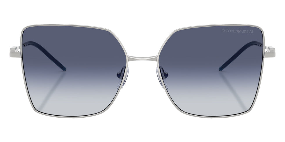 EMPORIO ARMANI EA2179 30158H 56 - Shiny Silver / Gray Gradient Blue #id:ea217930158h_s:106100