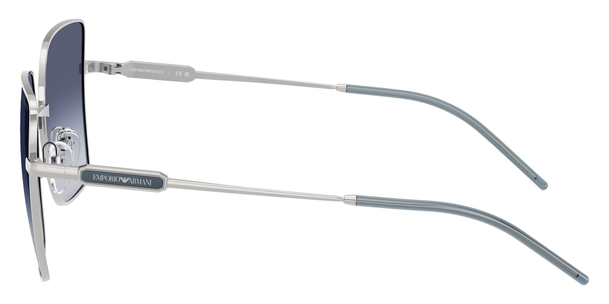 EMPORIO ARMANI EA2179 30158H 56 - Shiny Silver / Gray Gradient Blue #id:ea217930158h_s:106110