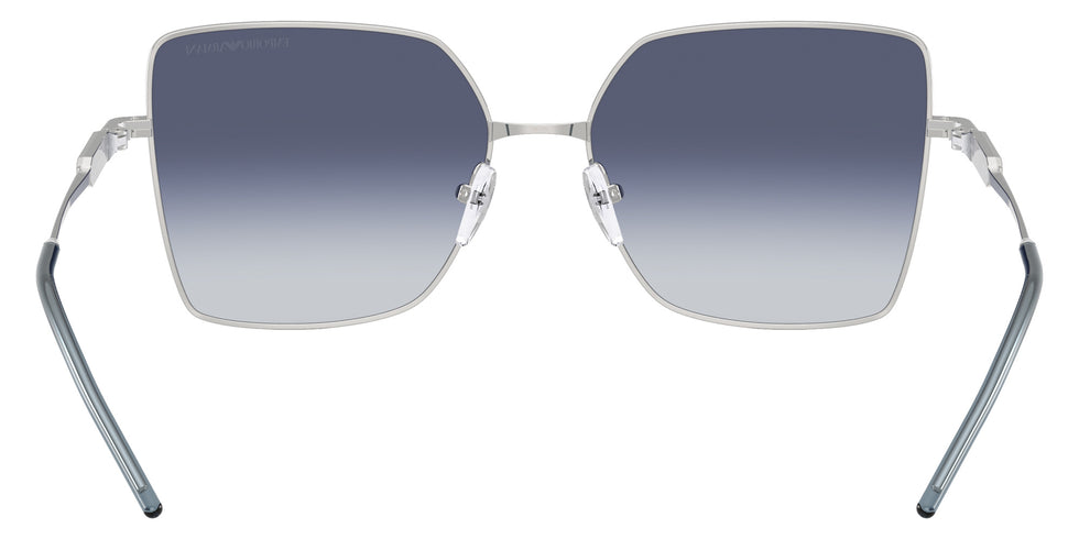 EMPORIO ARMANI EA2179 30158H 56 - Shiny Silver / Gray Gradient Blue #id:ea217930158h_s:106115