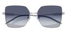 EMPORIO ARMANI EA2179 30158H 56 - Shiny Silver / Gray Gradient Blue #id:ea217930158h_s:106120