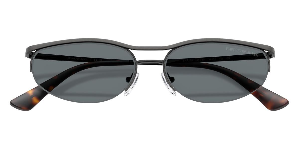 EMPORIO ARMANI EA2180 344480 54 - Matte Anticate Silver / Dark Blue #id:ea2180344480_s:100120