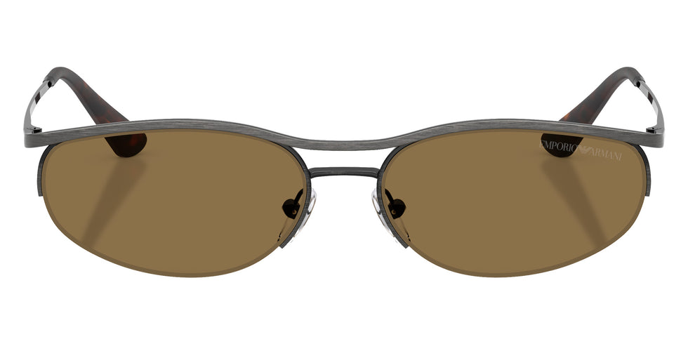 EMPORIO ARMANI EA2180 344573 54 - Shiny Anticate Silver / Dark Brown #id:ea2180344573_s:102100