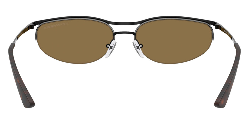 EMPORIO ARMANI EA2180 344573 54 - Shiny Anticate Silver / Dark Brown #id:ea2180344573_s:102115