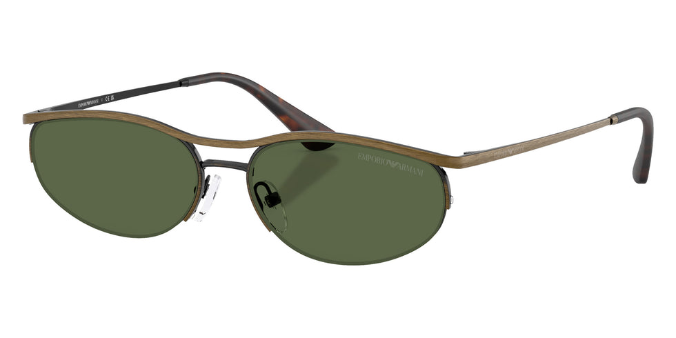 EMPORIO ARMANI EA2180 344671 54 - Shiny Anticate Gold / Dark Green #id:ea2180344671_s:104105