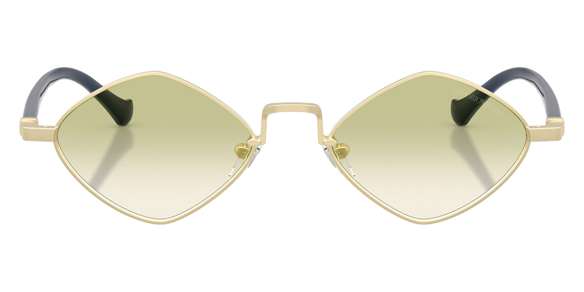 EMPORIO ARMANI EA2182 30028E 50 - Matte Pale Gold / Clear Gradient Green #id:ea218230028e_s:100100