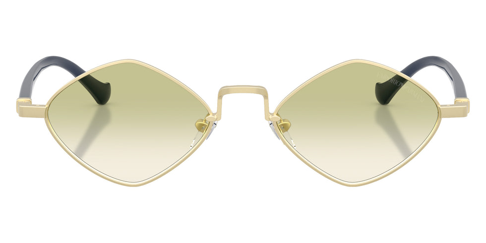 EMPORIO ARMANI EA2182 30028E 50 - Matte Pale Gold / Clear Gradient Green #id:ea218230028e_s:100100