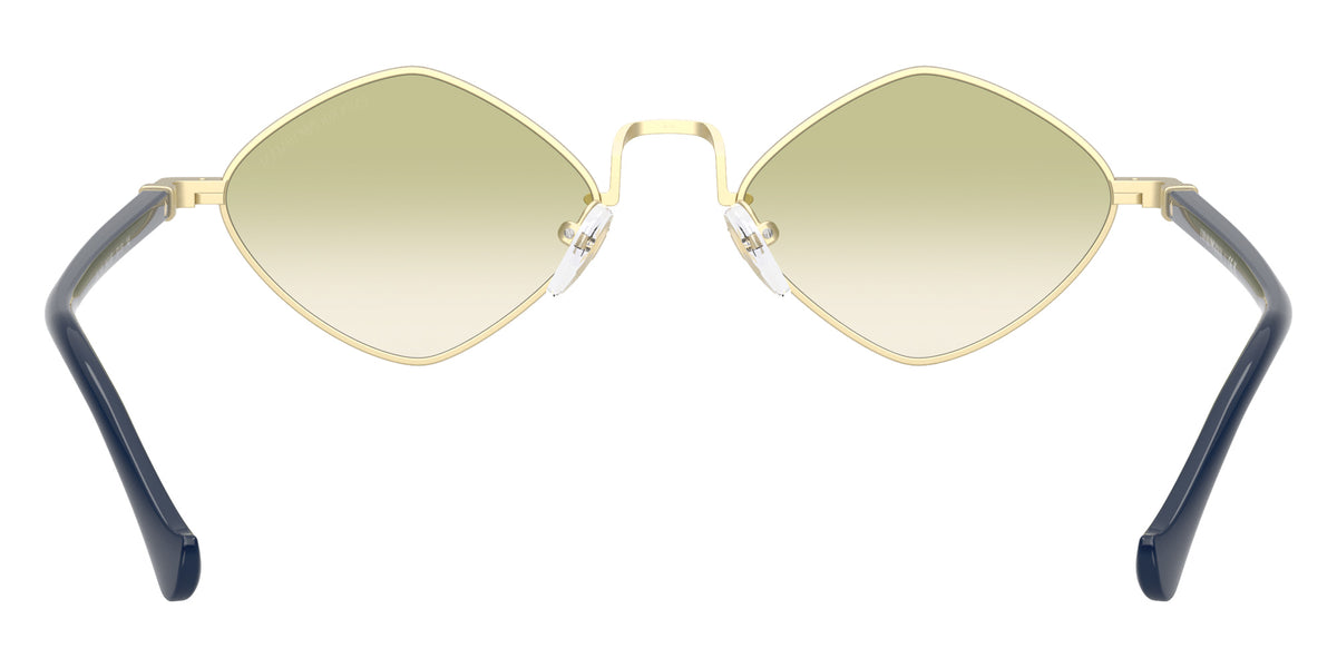 EMPORIO ARMANI EA2182 30028E 50 - Matte Pale Gold / Clear Gradient Green #id:ea218230028e_s:100115
