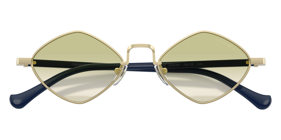 EMPORIO ARMANI EA2182 30028E 50 - Matte Pale Gold / Clear Gradient Green #id:ea218230028e_s:100120