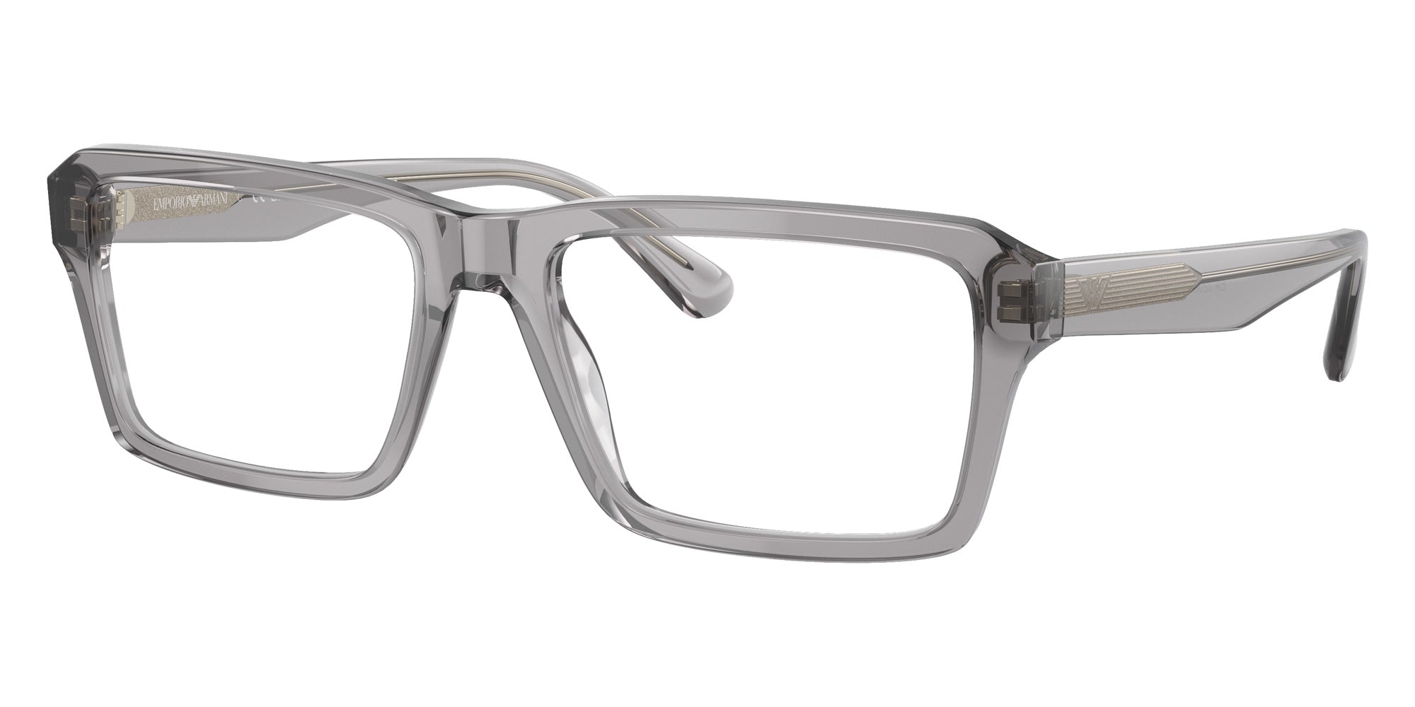 EMPORIO ARMANI EA3206F 5075 57 - Shiny Transparent Gray #id:ea3206f5075_s:100105