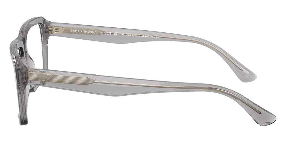 EMPORIO ARMANI EA3206F 5075 57 - Shiny Transparent Gray #id:ea3206f5075_s:100110