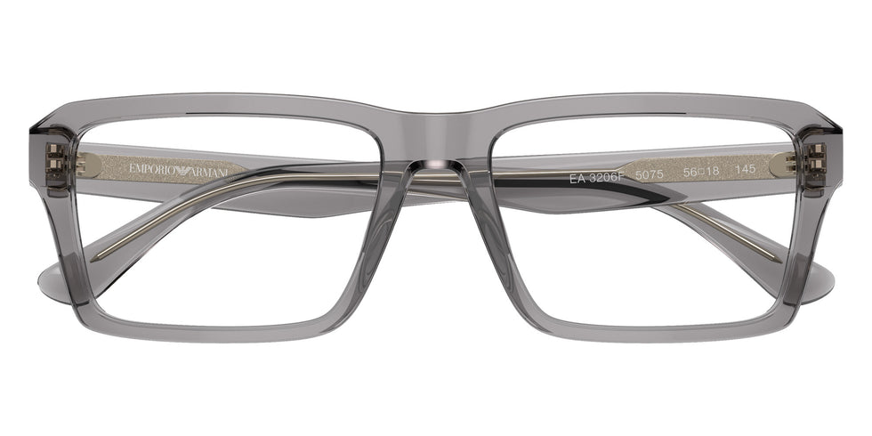 EMPORIO ARMANI EA3206F 5075 57 - Shiny Transparent Gray #id:ea3206f5075_s:100120