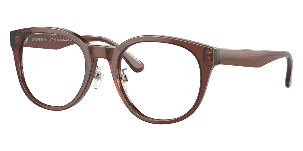 EMPORIO ARMANI EA3207F 5044 53 - Shiny Transparent Brown #id:ea3207f5044_s:100105