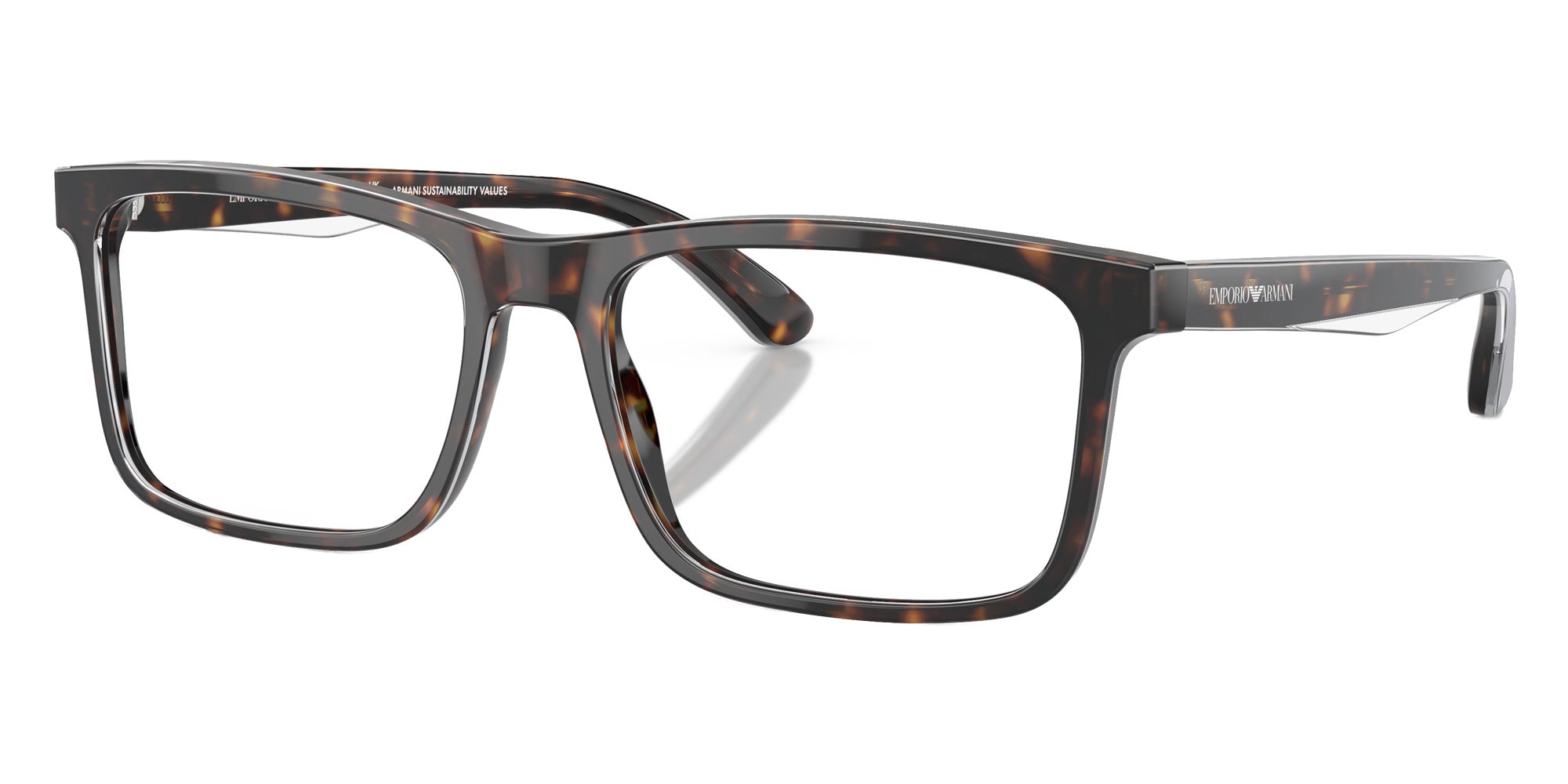 EMPORIO ARMANI EA3227 6052 56 - Shiny Havana/Top Crystal #id:ea32276052_s:100105