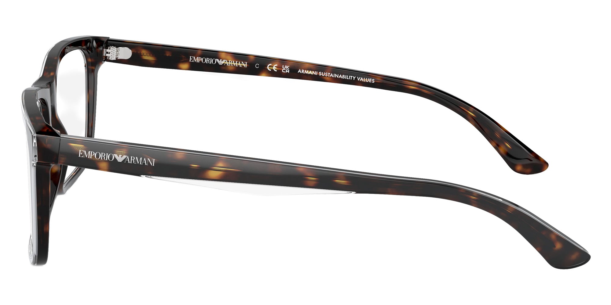 EMPORIO ARMANI EA3227 6052 56 - Shiny Havana/Top Crystal #id:ea32276052_s:100110