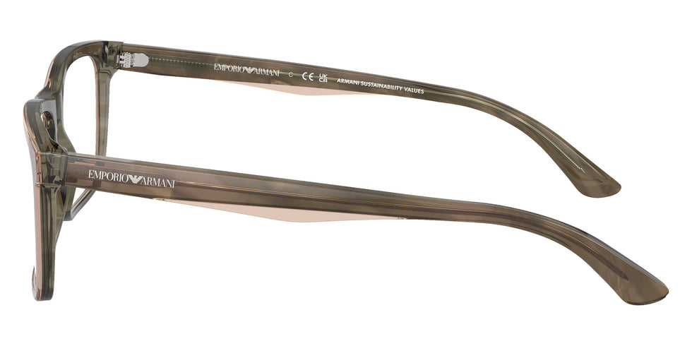 EMPORIO ARMANI EA3227 6055 54 - Shiny Green/Top Brown #id:ea32276055_s:102110