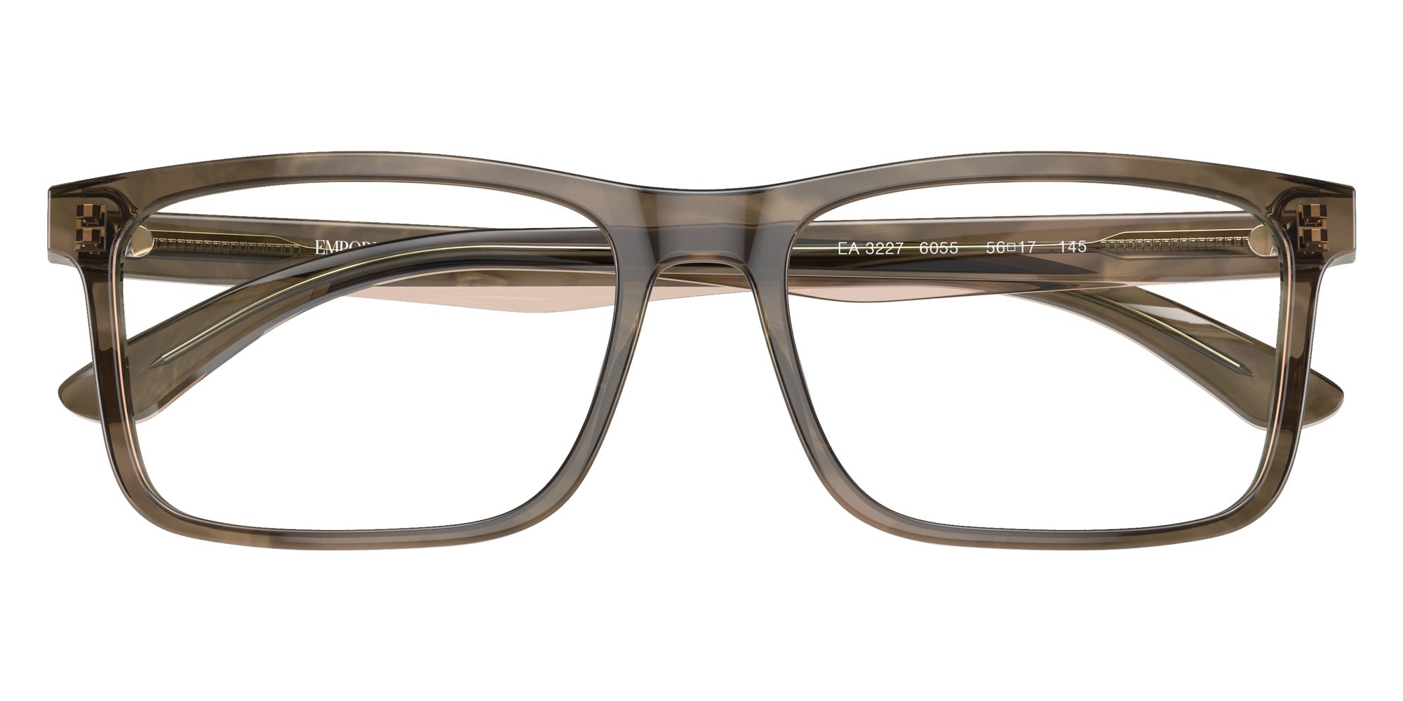 EMPORIO ARMANI EA3227 6055 54 - Shiny Green/Top Brown #id:ea32276055_s:102120