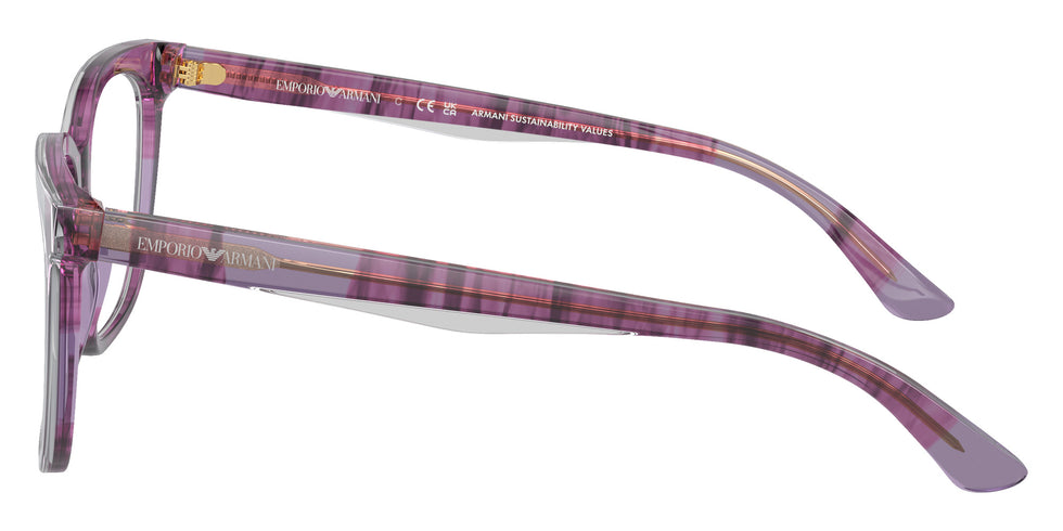 EMPORIO ARMANI EA3228 6056 53 - Shiny Violet/Top Smoke #id:ea32286056_s:100110