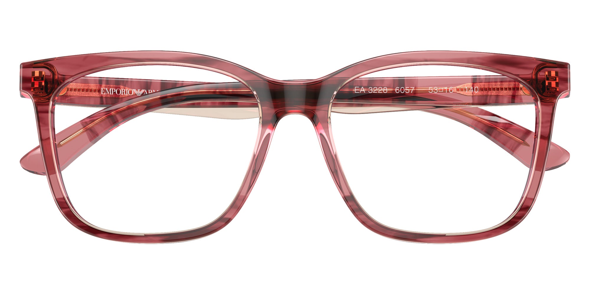 EMPORIO ARMANI EA3228 6057 53 - Shiny Bordeaux/Top Light Brown #id:ea32286057_s:100100