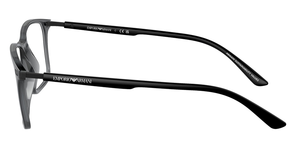 EMPORIO ARMANI EA3237F 6106 56 - Shiny Transparent Black #id:ea3237f6106_s:100110