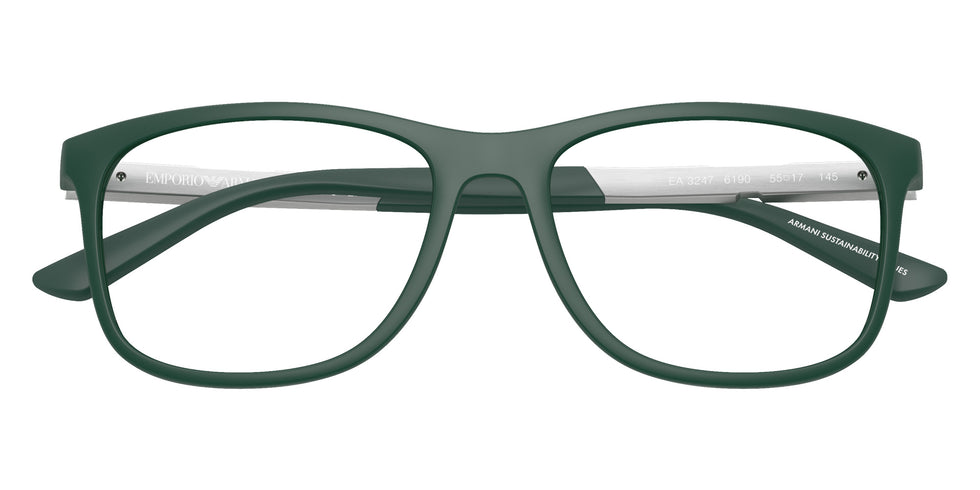 EMPORIO ARMANI EA3247 6190 55 - Matte Dark Green #id:ea32476190_s:100120