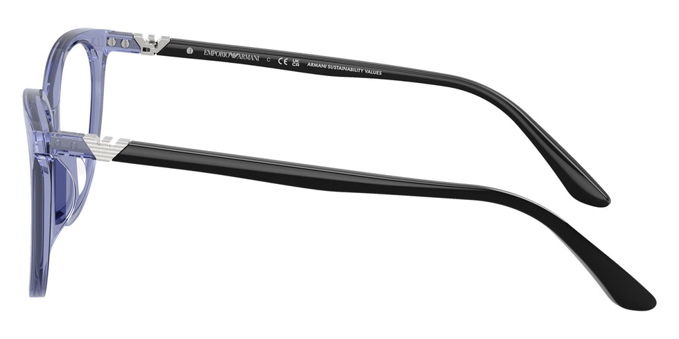 EMPORIO ARMANI EA3249U 6200 53 - Shiny Transparent Blue #id:ea3249u6200_s:102110